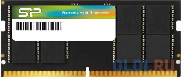 Память DDR5 16GB 5200MHz Silicon Power SP016GBSVU520F02 RTL PC5-41600 CL42 SO-DIMM 262-pin 1.1В kit single rank Ret