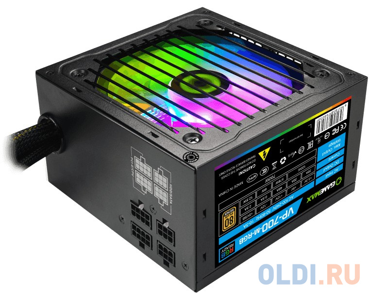 Блоки питания GameMax  ОЛДИ Блок питания GameMax VP-700-RGB 700 Вт