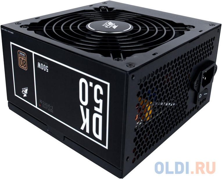 1STPLAYER Блок питания DK PREMIUM 500W / ATX 2.4, APFC, 80 PLUS BRONZE, 120mm fan / PS-500AX