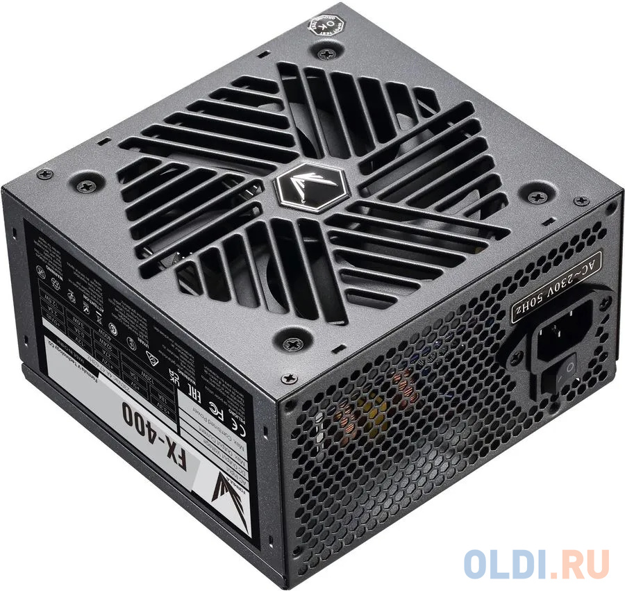 Блок питания Formula ATX 400W FX-400 (24+4+4pin) 120mm fan 3xSATA RTL