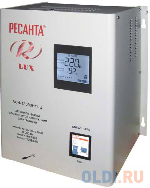 Стабилизатор напряжения Ресанта АСН-12000Н/1-Ц Lux