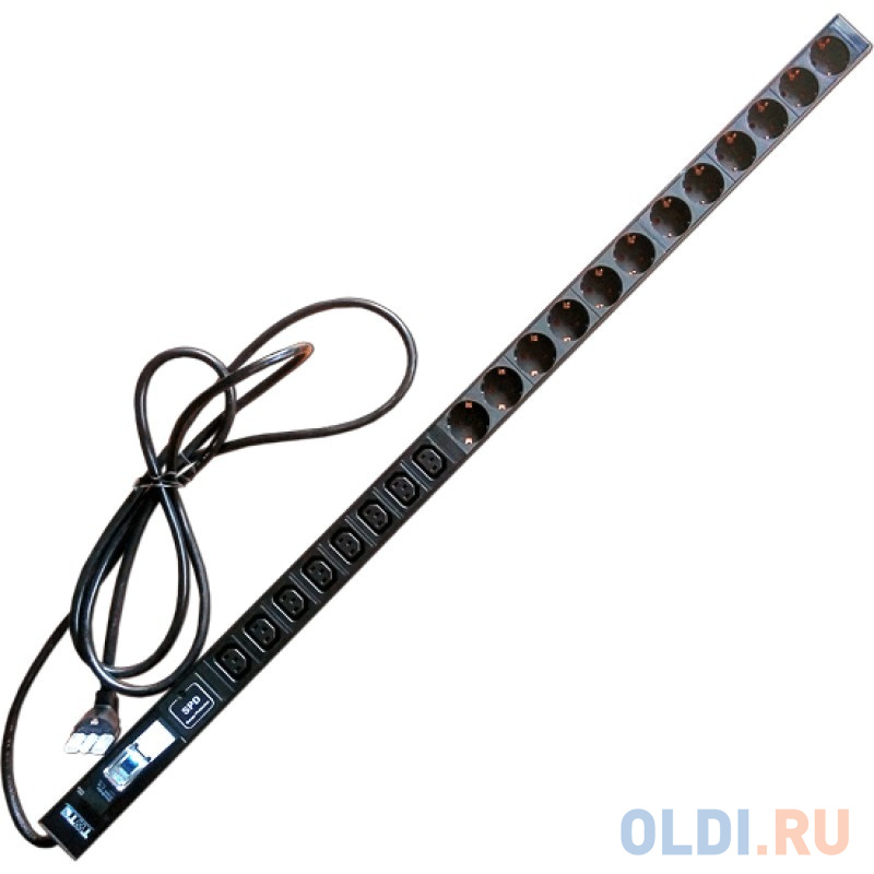 Блок розеток TWT TWT-PDVI-20C9-C0 20 розеток 3 м