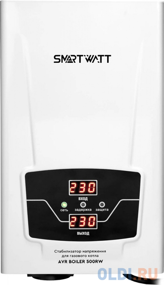 Удлинители Стабилизатор напряжения для газового котла SMARTWATT AVR BOILER 500RW (140W - 260W, 500VA, 0.5 кВт, 50 Гц, розеток - 1,