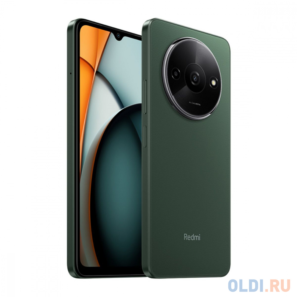 Смартфоны Xiaomi Redmi A3 Forest Green (23129RN51X), 17,20 см (6.78") 20:9 1600 x 720, 4x2.2ГГц + 4x1.8ГГц, 8 Core, 4GB RAM, 128GB, 8 МП + QVGA/5Mpix, 2 Sim, 2G,