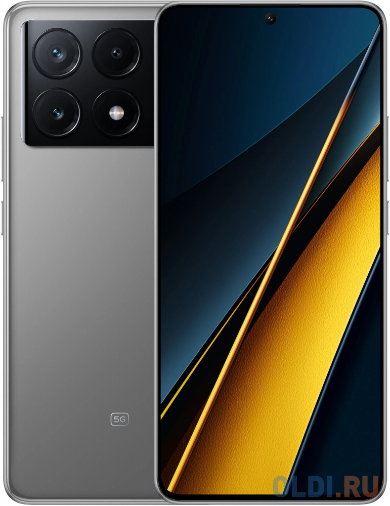 Смартфон Xiaomi POCO X6 Pro 5G 12+512Gb Grey (MZB0FULRU)