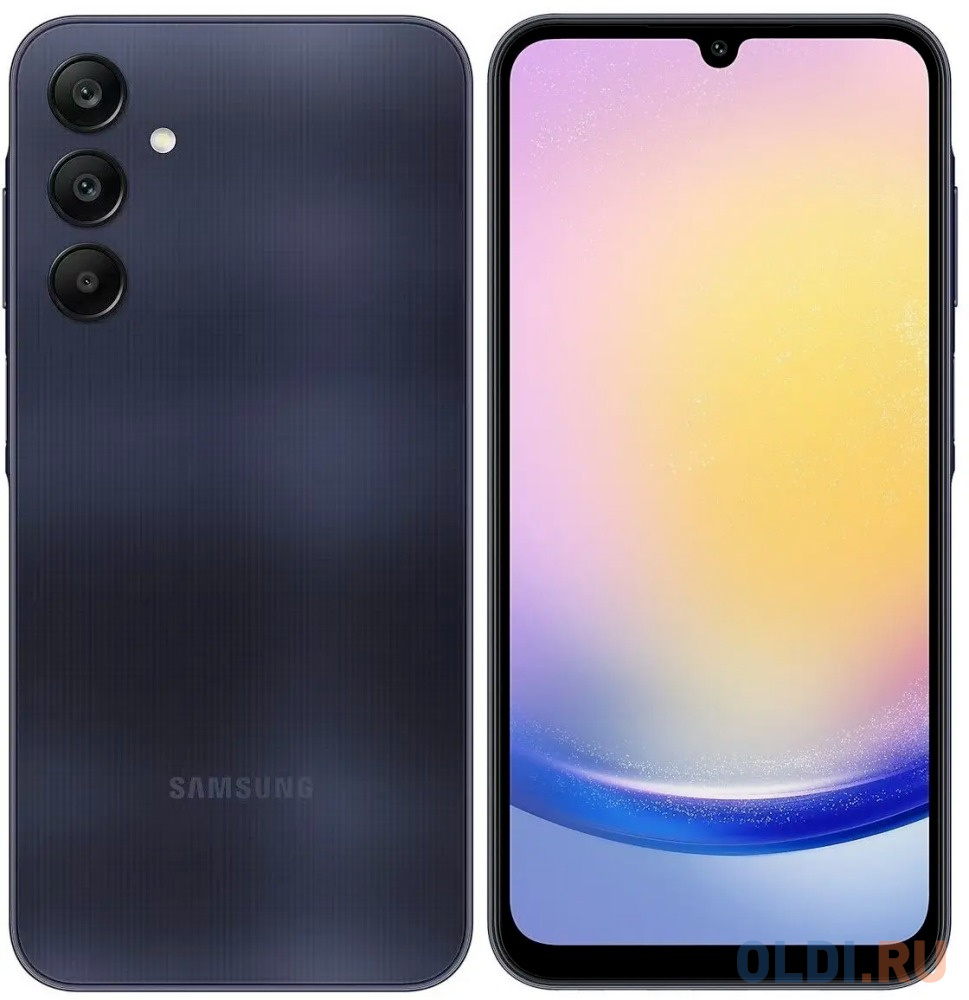 Мобильный телефон GALAXY A25 6/128GB BLACK SM-A256E SAMSUNG