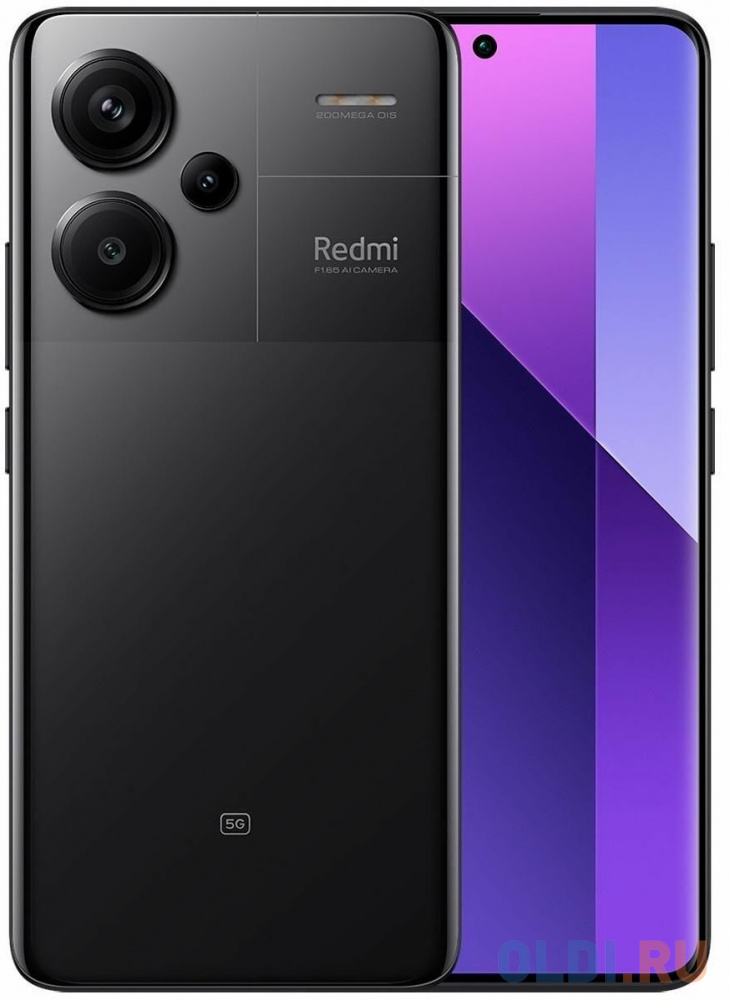 Смартфоны Xiaomi Смартфон Redmi Note 13 Pro+ 5G RU 8+256 Midnight Black (MZB0FFQRU)