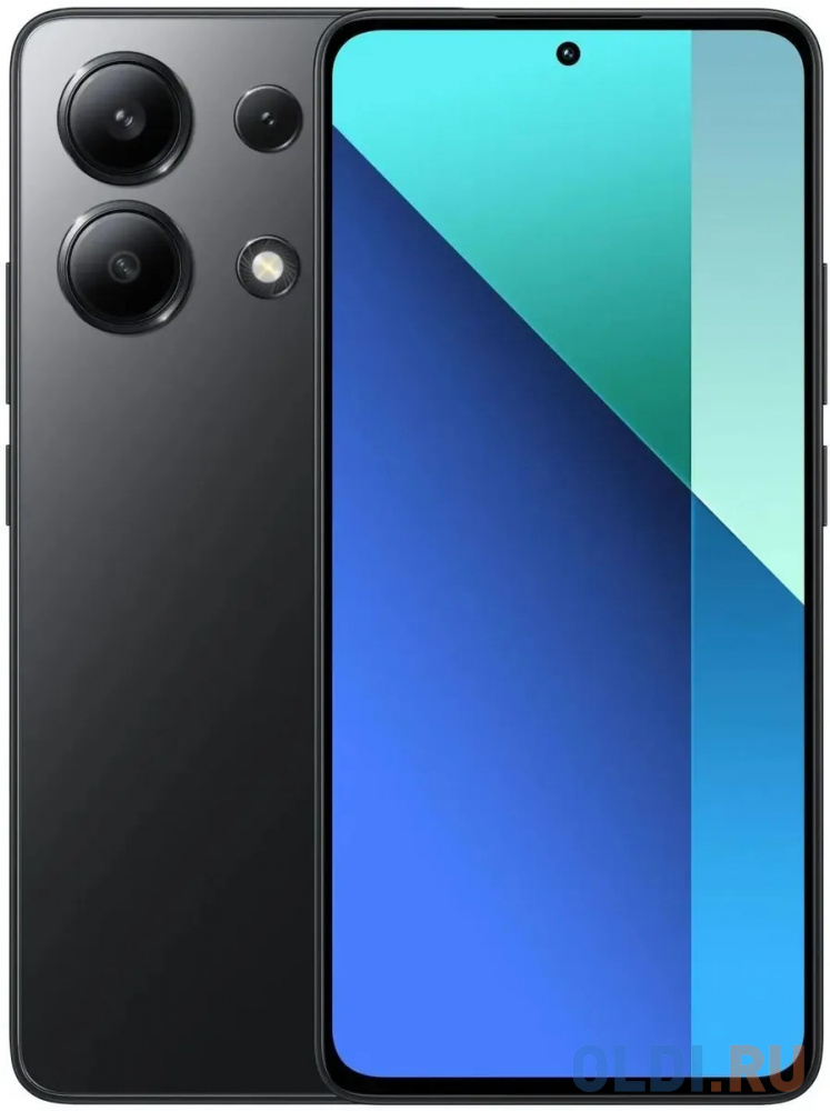 Смартфоны Xiaomi Смартфон Xiaomi Redmi Note 13 6.67(2400x1080) NFC Cam (108+8+2/16) Snapdragon 685 2.8ГГц(8) (8/256)Гб A13 5000мАч Черный 6941812759585