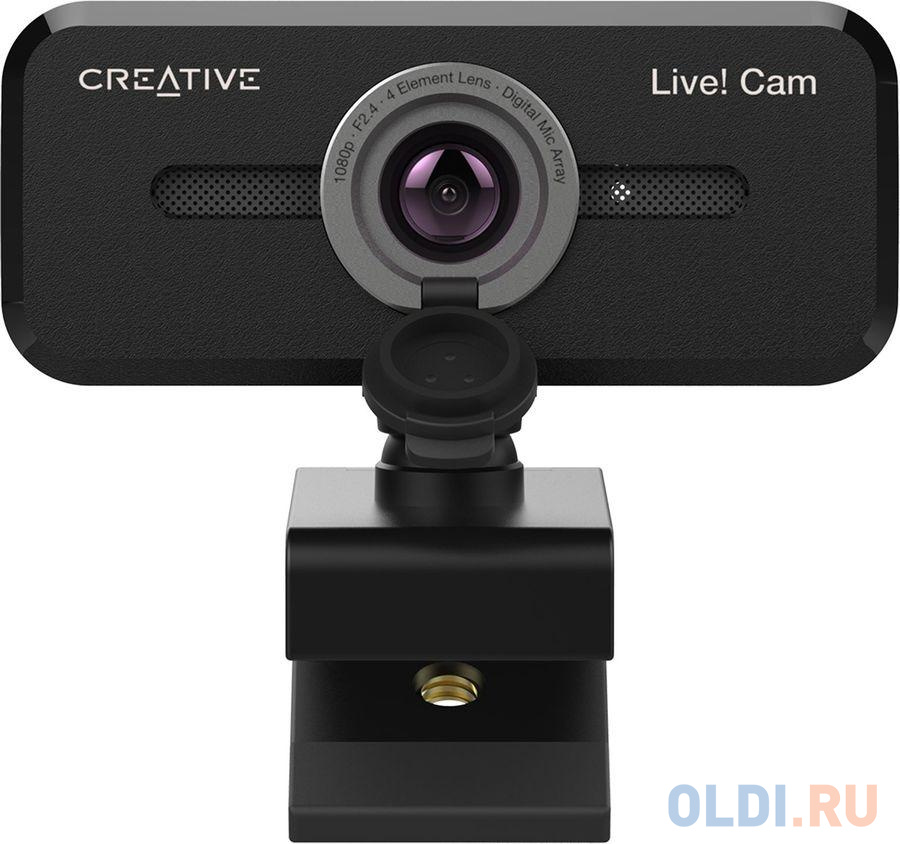 Камера Web Creative Live! Cam SYNC 1080P V2 черный 2Mpix (1920x1080) USB2.0 с микрофоном