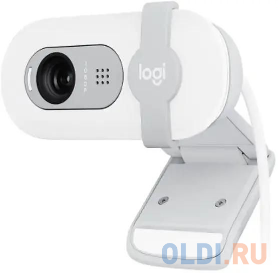 Камера Web Logitech HD Webcam Brio 100 Full белый 2Mpix (1920x1080) USB Type-C с микрофоном (960-001618)