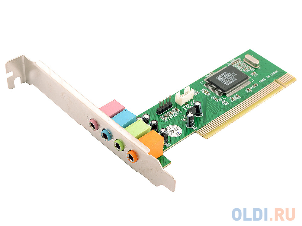 Звуковые карты C-Media  ОЛДИ Звуковая карта PCI C-media 8738 4channel CMI8738-SX4C OEM