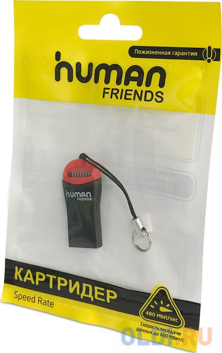 Картридеры CBR Картридер Human Friends Speed Rate Beat. Поддержка карт: MicroSD, T-Flash, Beat