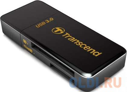 Картридер внешний Transcend TS-RDF5K USB3.0 SDXC/SDHC/SD/microSDXC/microSDHC/microSD черный