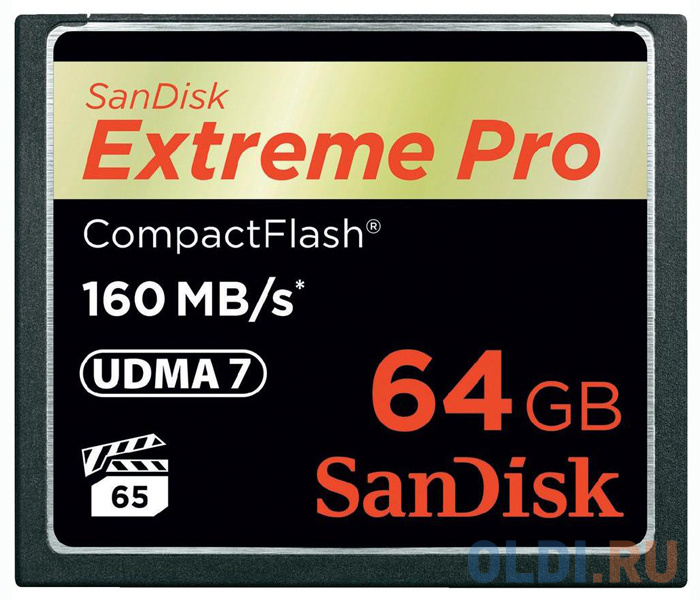 Карта памяти Compact Flash 64Gb SanDisk Extreme Pro UDMA 7 (SDCFXPS-064G-X46)