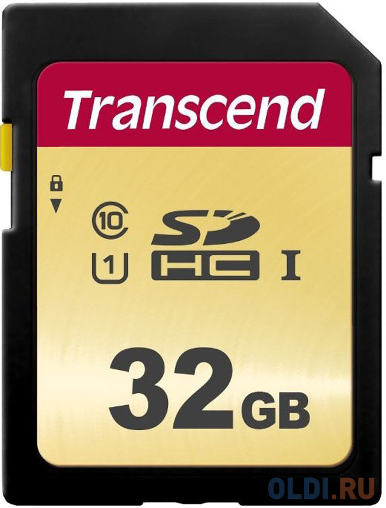   ОЛДИ Флеш-накопитель Transcend Карта памяти Transcend 32GB UHS-I U1 SD card MLC