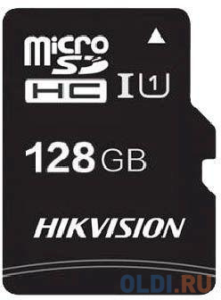 Карта памяти microSDXC 128 ГбGb Hikvision HS-TF-C1(STD)/128G/ADAPTER