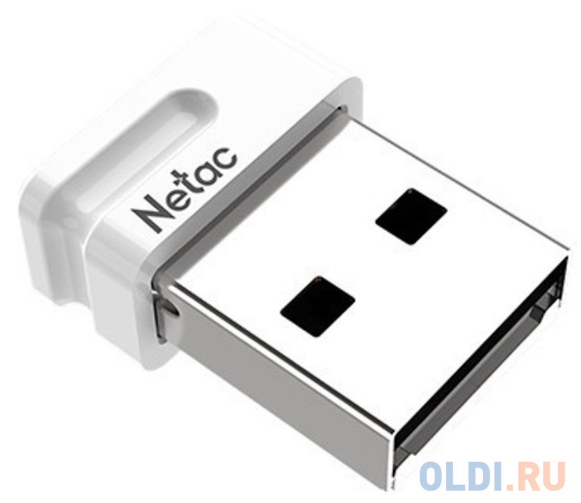 USB флешки Netac Флеш Диск Netac U116 32Gb <NT03U116N-032G-20WH>, USB2.0, миниатюрная пластиковая белая