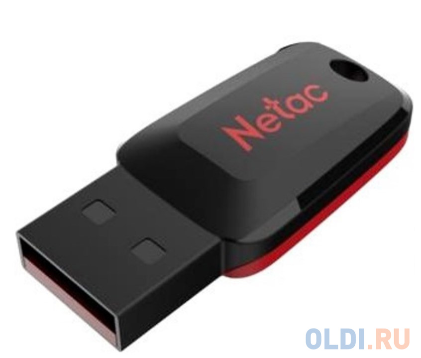 USB флешки Netac Флеш Диск Netac U197 64Gb <NT03U197N-064G-20BK>, USB2.0, пластиковая, черная