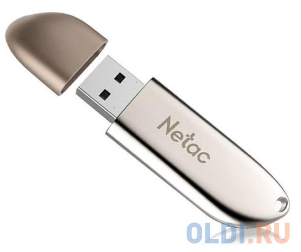 USB флешки Netac Флешка 32Gb Netac U352 USB 3.0 USB Type-C серебристый