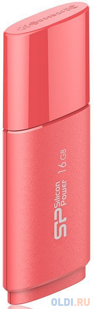 Флешка USB 16Gb Silicon Power Ultima U06 SP016GBUF2U06V1P USB2.0 peach red розовый