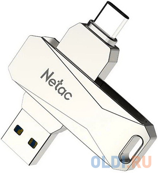 USB флешки Netac  ОЛДИ Флеш Диск Netac U785 32Gb <NT03U785C-032G-30PN>, USB3.0+TypeC, металлическая