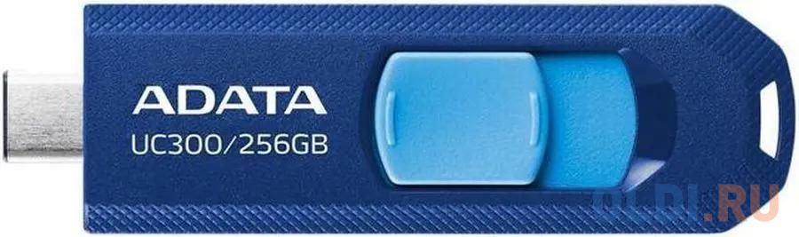 Флеш накопитель 256GB A-DATA UC300, USB 3.2/TypeC, синий/голубой