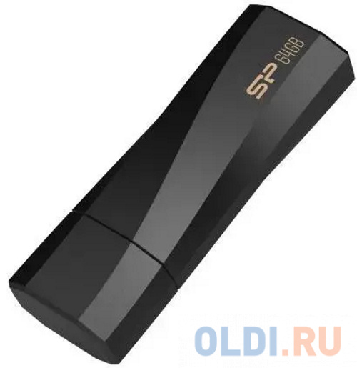 Флеш накопитель 64Gb Silicon Power Blaze B07, USB 3.0, Черный