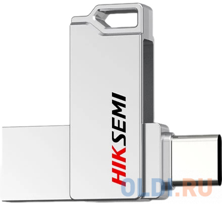 Флеш Диск HIKSEMI SYNC HS-USB-E327C/32G/U3/Silver 32Gb <HS-USB-E327C/32G/U3/Silver>, USB3.2/Type-C