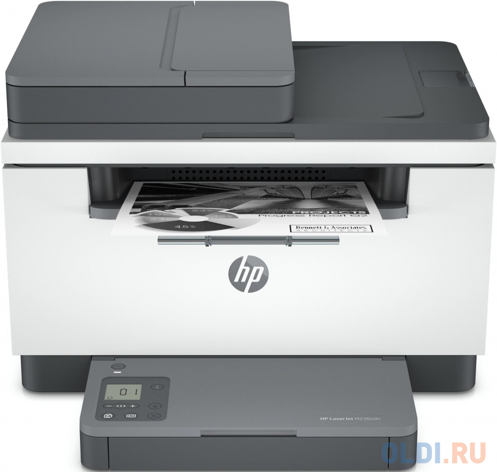 МФУ лазерный HP LaserJet M236sdn (9YG08A) A4 Duplex белый/серый