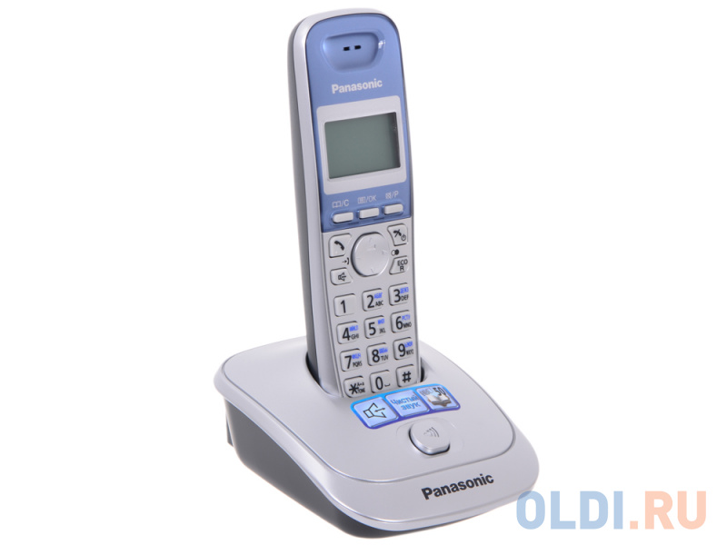 Телефон DECT Panasonic KX-TG2511RUS АОН, Caller ID 50, 10 мелодий, Спикерфон, Эко-режим