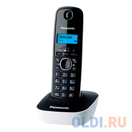 Телефон DECT Panasonic KX-TG1611RUW АОН, Caller ID 50, 12 мелодий