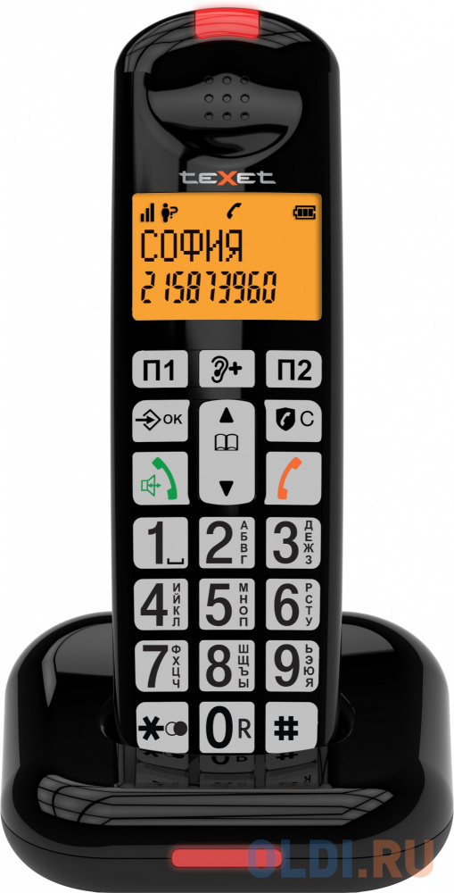   ОЛДИ Р/Телефон Dect Texet TX-7855A черный АОН