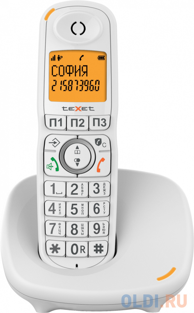 Беспроводные телефоны Texet Р/Телефон Dect Texet TX-8905A белый АОН