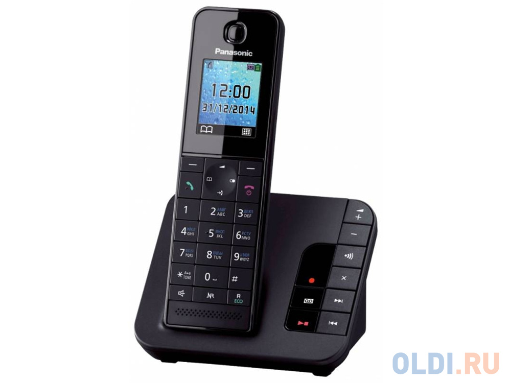 Телефон DECT Panasonic KX-TGH220RUB АОН, Color TFT, Caller ID 50, Эко-режим, Память 200, Black-List, Автоответчик