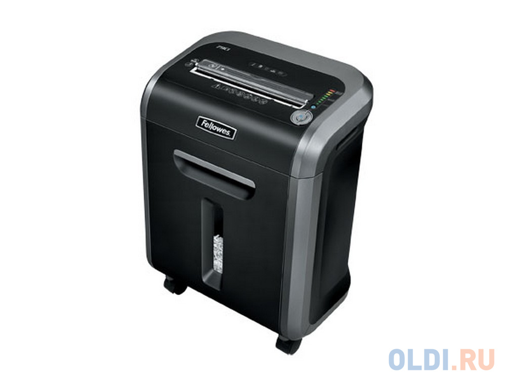 Шредеры Fellowes Уничтожитель бумаг Fellowes 79Ci 14 листов 23 литра 3.9х38 мм класс 3 100%Jam Proof скобы/скрепки/карты/CD FS-46790