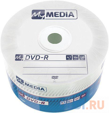 Диск DVD-R MyMedia 4.7Gb 16x Pack wrap (50шт) (69200)