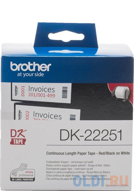 Картридж ленточный Brother DK22251 для Brother QL-570