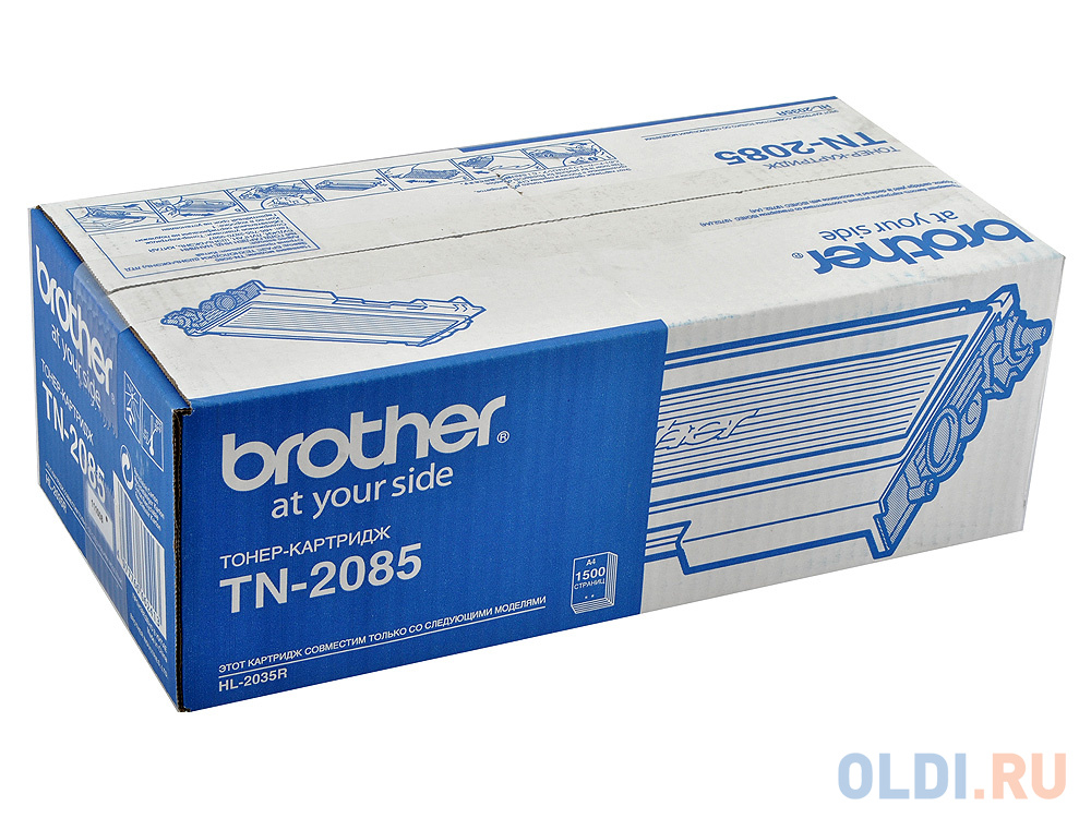 Картридж Brother TN-2085 TN-2085 1500стр Черный