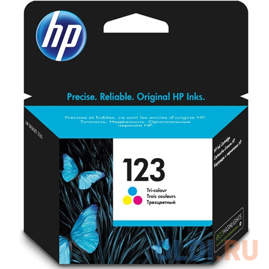 Картридж HP 123 F6V16AE для HP DJ 2130 100стр цветной