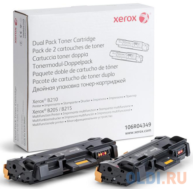 Тонер-картридж Xerox 24013 3000стр Черный