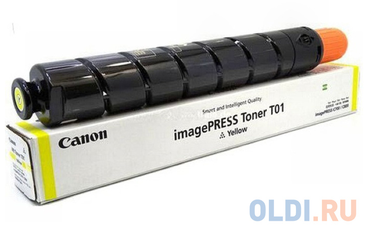 Тонер Canon T01 Y 8069B001 желтый туба 1040гр. для копира IPC800