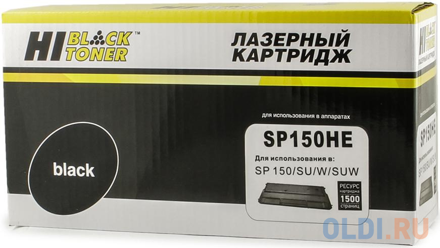 Тонер-картридж Hi-Black SP150HE 1500стр Черный