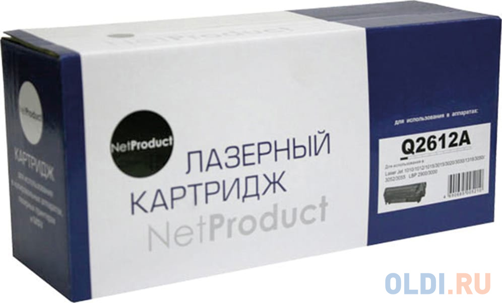 Картридж NetProduct Q2612A 2000стр Черный