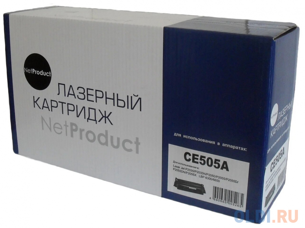 Тонер-картридж NetProduct CE505A 2300стр Черный