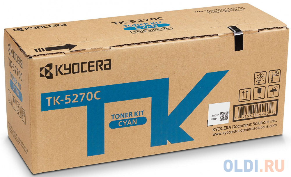 Картридж Kyocera Mita TK-5270C 6000стр Голубой