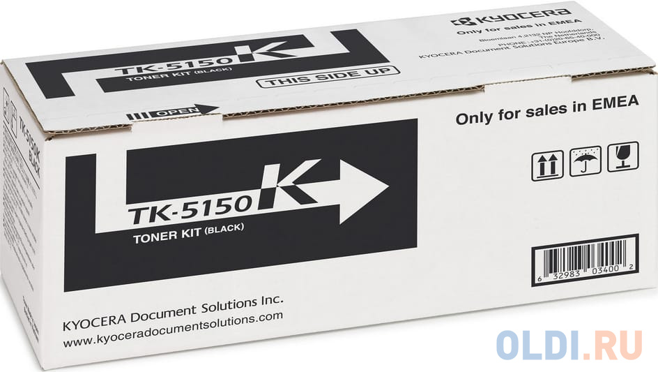 Картридж Kyocera Mita TK-5150K 12000стр Черный