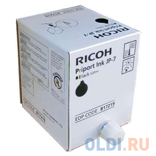 Чернила Ricoh 817219 для Priport JP 750/735/755 черный