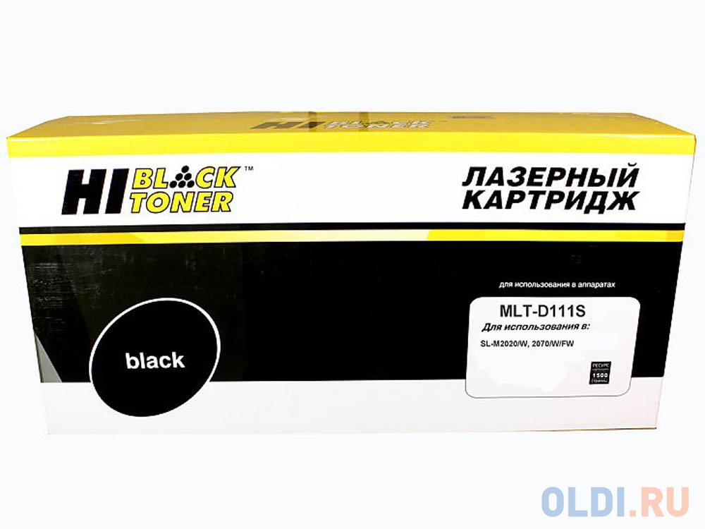  Картридж Hi-Black MLT-D111S 1500стр Черный