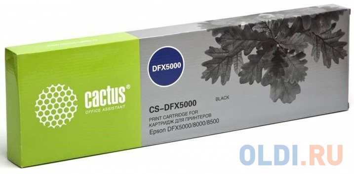 Картридж ленточный CACTUS CS-DFX5000 для Epson DFX5000/8000/8500 черный