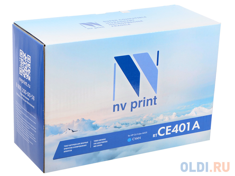 Картридж NV-Print CE401A 6000стр Голубой